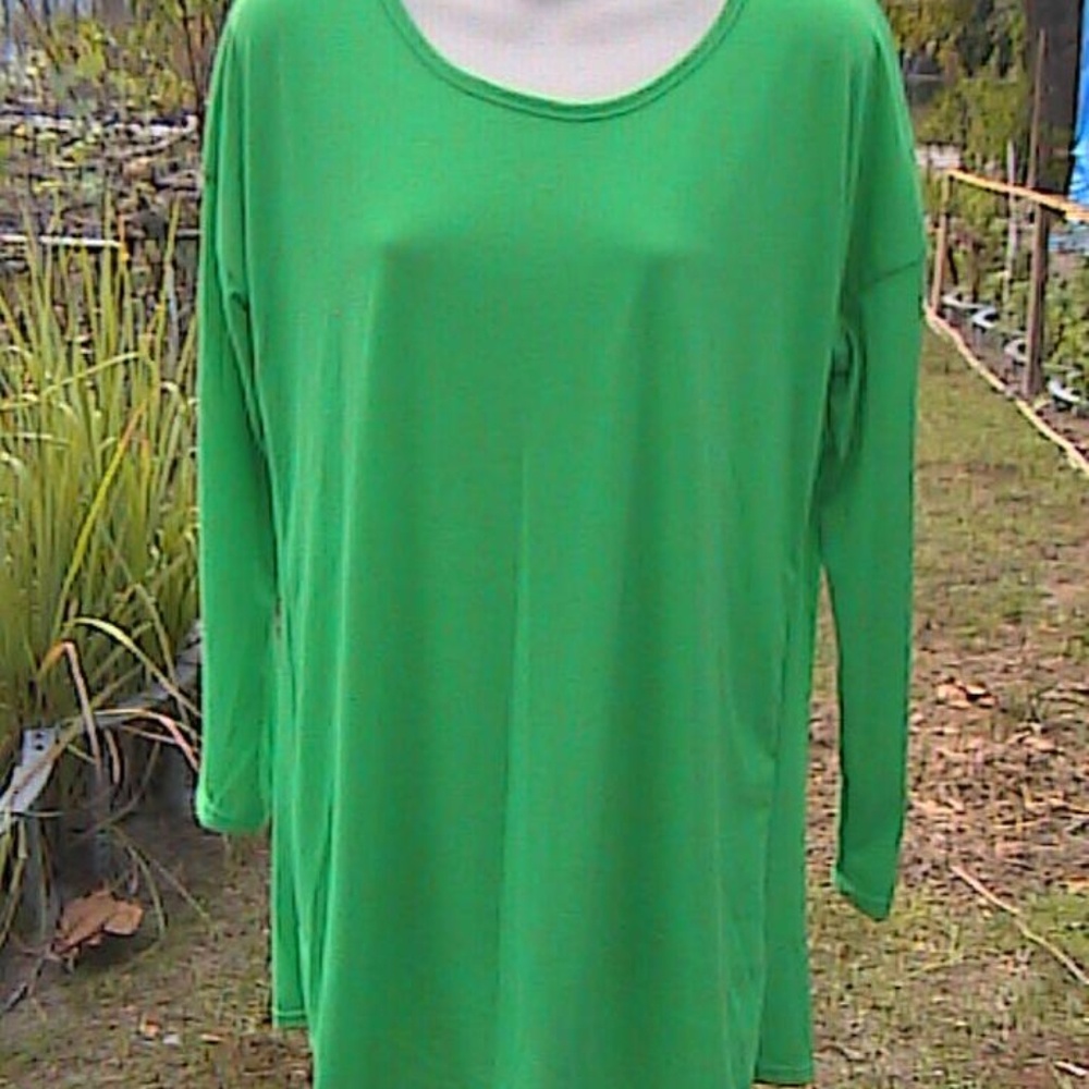 Green Sleeve Bow Summer Shirt Blouse Size: 10 (M)